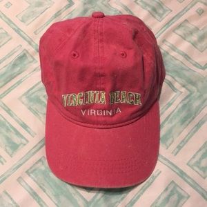 Hot pink VA beach baseball cap